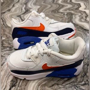 Nike Air Max 90’s Toddler White size 7C